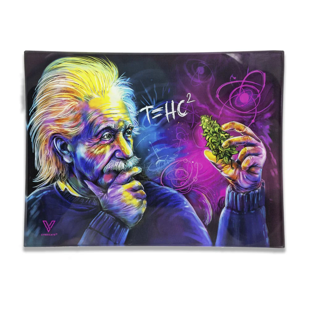 SYNDICTAE V - MEDIUM GLASS ROLLING TRAY - Image 2