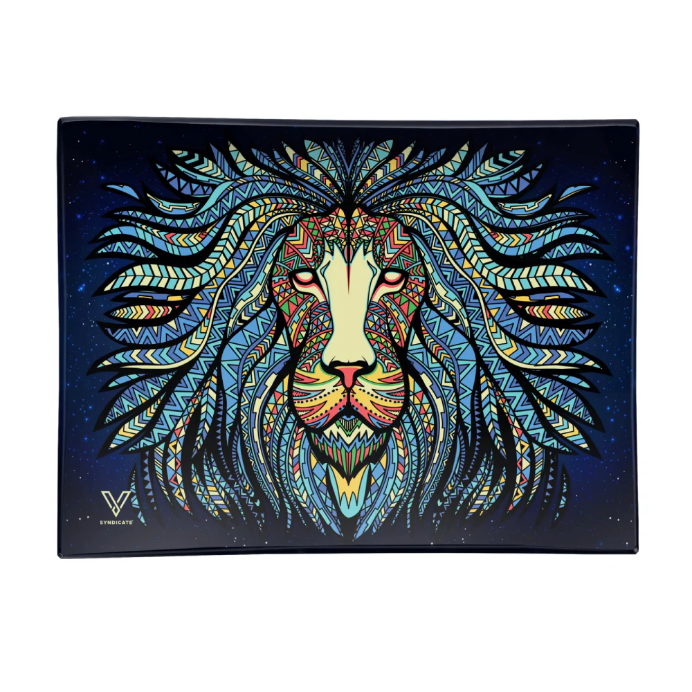 SYNDICTAE V - MEDIUM GLASS ROLLING TRAY - Image 5